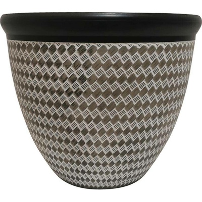 STREND PRO Garden Kvetináč Marble 37x30 cm hnedý