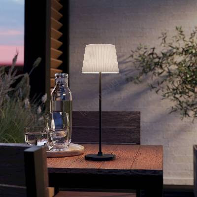 EGLO 75934 - LED настолна лампа LEONERO, зареждаема, с димер LED/3, 8W/5V 2000mAh черна/кремава (EG75934)