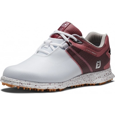 Footjoy Pro SL Sport Wmn white/black/burgundy – Zboží Mobilmania