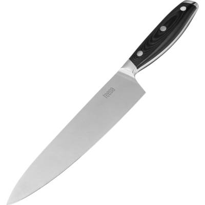 Teesa Kuchařský Nůž 33 cm z nerezové oceli vyvážený ostrý kuchyňský nůž