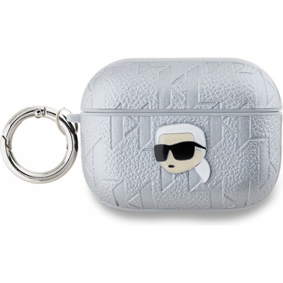 Karl Lagerfeld PU Embossed Karl Head Puzdro na AirPods Pro 2 KLAP2PGKIPS