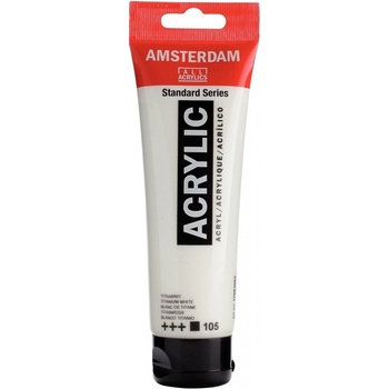 Amsterdam Standard Series akrylová farba titanium white 120 ml 1 ks