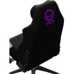 LORGAR CHA41, Ergonomic Gaming Chair Advanced, premium anti-stain fabric, Black/purple (LRG-CHA41-BK-PR) - technomall