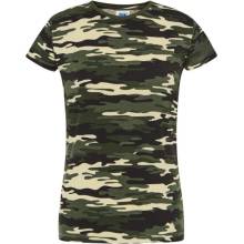 JHK Tričko Regular Lady Comfort TSRLCMF krátký rukáv dámské 1TE TSRLCMF Camouflage