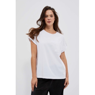 Moodo Дамска тениска Moodo Moodo | Byal | ЖЕНИ | 46