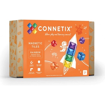 Connetix Rainbow Square Pack 42 ks