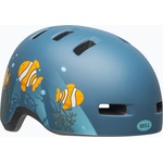 Bell Детска велосипедна каска Bell Lil Ripper clown fish matte gray/blue