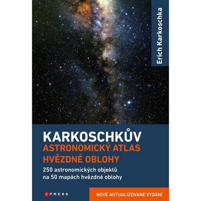Karkoschkův astronomický atlas hvězdné oblohy Erich Karkoschka CZ