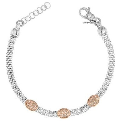 INFINITYSILVER Strieborný náramok tulipano zdobený 3102217+