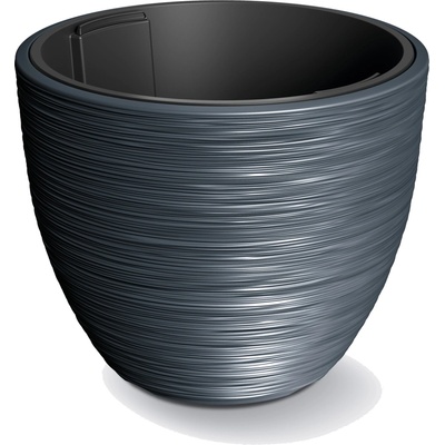 Prosperplast Kvetináč na terasu FURU s vkladom DBFU570 56,9 cm antracit