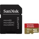 Pamäťové karty SanDisk microSDHC 32GB + adapter SDSDQM-032G-B35A