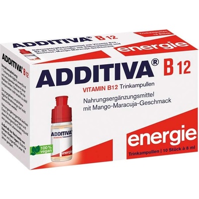 Additiva B12 Shots Energie ampule k pití 10 x 8 ml
