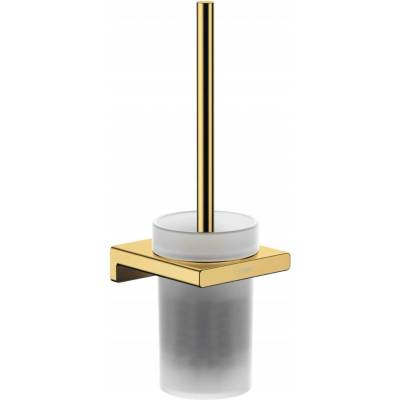 Hansgrohe nástěnný WC kartáč kovový šedý