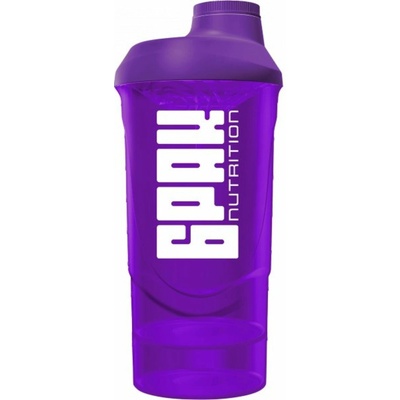 Šejkr 6Pak se zásobníkem - 500 ml (fialový)