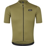 GripGrab Мъжка фланелка с къс ръкав за колоездене GripGrab EXPLR Merinotech Short Sleeve Jersey Cycling jersey - Olive Green (056-3087-0311)