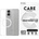 Panzer Калъф CARE - Urban combat, Galaxy S25 Edge, White QI, прозрачен (5715685025488)