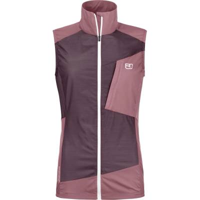 Ortovox Дамски вълнен елек Ortovox Women's Trace Windbreaker Vest Merino vest - Chestnut (132-1660-0113)