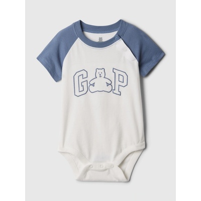 GAP Baby body Brannan Bear s logom Modrá