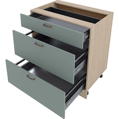 ИРИМ Долен кухненски шкаф Сити МФ-Олив мат-11-55 80 см