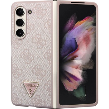 Image 1 of GUESS Гръб Guess 4G PU Leather Triangle Case за Samsung Galaxy Z Fold 5 - Розов