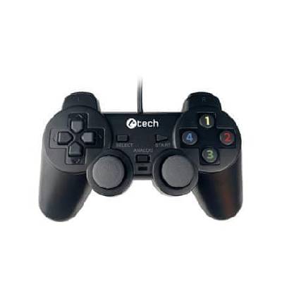 C-Tech Gamepad Callon pro PC/PS3, 2x analog, X-input, vibrační, 1,8m kabel, USB