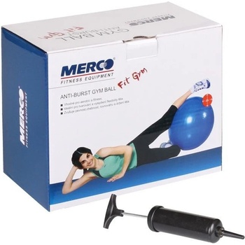Merco gymball Fit-Gym Anti-Burst s pumpou 65 cm modrá