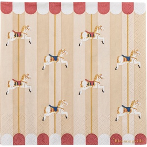 Bloomingville Merry Go Round, хартиени салфетки, 33 см, 20 бр (82062899)