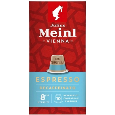 Julius Meinl Компостируеми кафе капсули без кофеин Julius Meinl INSPRESSO Espresso Decaf за Nespresso 10 бр