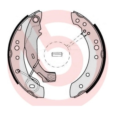 Sada brzdových čeľustí BREMBO S 61 526