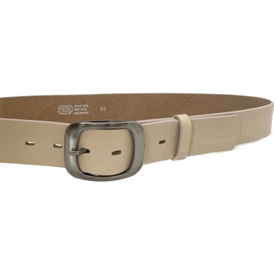 Penny Belts kožený opasek 9944 krémový