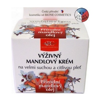 BC Bione Mandle vvýživný mandľový krém pre velmi suchú a citlivú pleť 51 ml