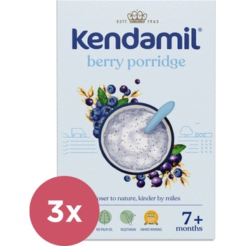 Kendamil Mléčná kaše s lesním ovocem 3 x 150 g