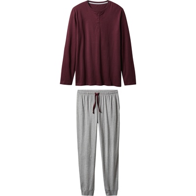esmara Men pánské pyžamo červená/šedá – Zboží Mobilmania