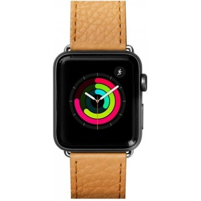 Laut Milano kožený remienok pre Apple Watch 41/40/38mm okrový LAUT-AWS-ML-BR