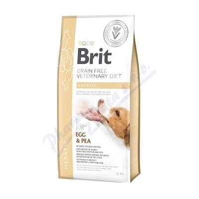 Brit Veterinary Diet Hepatic Egg & Pea 12 kg