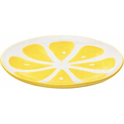 Altom Design Sun & Fruit Citrón – keramický dezertný tanier s citrónovým motívom 20 cm