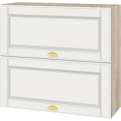 ИРИМ Горен кухненски шкаф Сити АРФ-Бяло мат-09-12 80 см