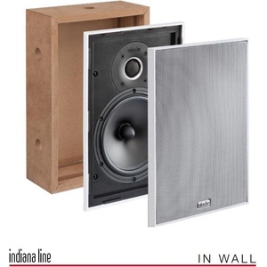 Indiana Line Tesi Q In Wall - 2-пасмови вградени hi-fi репродуктори с вграден кутия (064346)