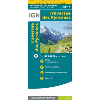 Traversee des Pyrenées 1:110 000