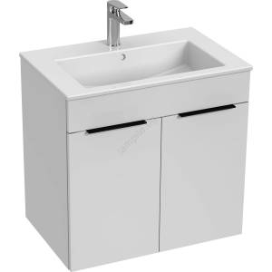Jika H4536011763001 - Баня шкаф с мивка CUBE 60, 7x65 см, бял (LF0081)