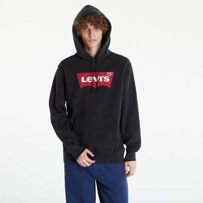 Levi's STANDARD GRAPHIC HOODIE CO HM čierna červená biela