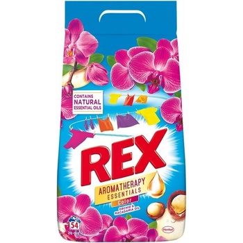 Rex Malaysan Orchid & Sandalwood Aromatherapy Color prášek na praní barevného prádla 54 PD 3,51 kg