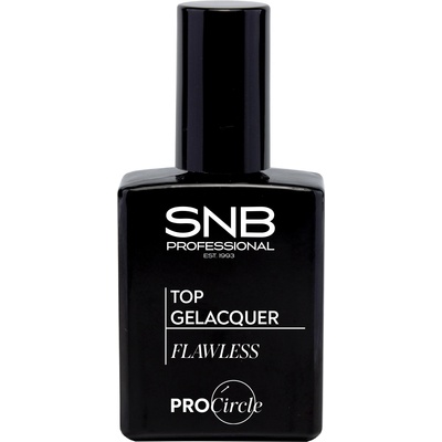 SNB Топ за Гел Лак Flawless SNB, Без лепкав слой, 15 мл (GLB08)
