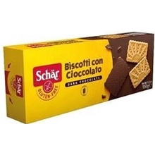 Schär Biscotti con cioccolato bezlepkové sušienky polomáčané v horkej čokoláde 150 g