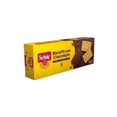 Schär Biscotti con cioccolato bezlepkové sušienky polomáčané v horkej čokoláde 150 g