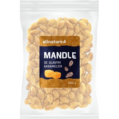 Allnature Mandle slaný karamel 500 g