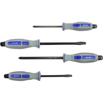 Geko Sada úderových skrutkovačov CRV 4ks G30581