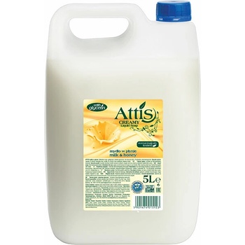 Attis tekuté mydlo milk and honey 5 l
