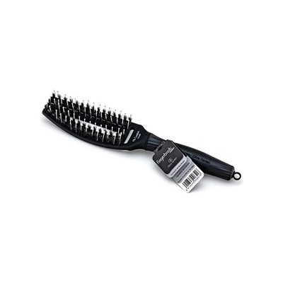 Olivia Garden Fingerbrush Combo Small четка за коса с влакна от найлон и глиган