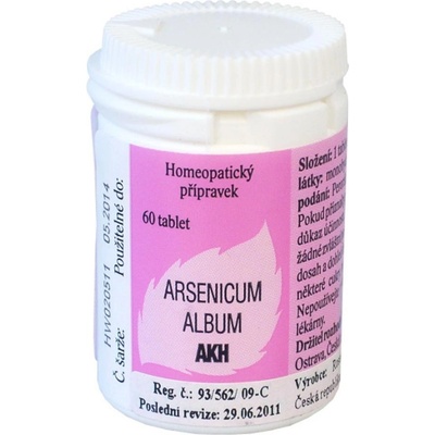 ARSENICUM ALBUM AKH POR 555C TBL NOB 60 I